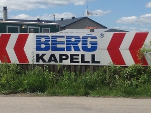 Reklamskylt - Berg Kapell